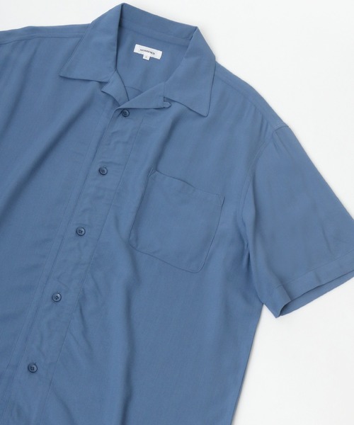 MARUKAWA（マルカワ）の「レーヨン 総柄 無地 オープンカラー アロハシャツ（シャツ/ブラウス・メンズ・ホワイト/ライトグレー/ブラック/ベージュ/ブルー/ホワイト系その他/ブラック系その他/グレー系その他/ブラウン系その他/チャコール/ホワイト系その他2/ブラック系その他2/ブラック系その他3/ブラック系その他4/ブラック系その他5/ブラック系その他6/ブラック系その他7/ブラック系/ブラック系1/ブラック系2/ブラック系3・LL/M/L/S）」の21枚目の写真