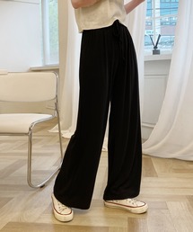 ウエストゴムワイドロングパンツ