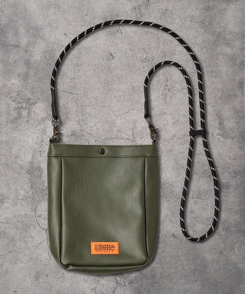 UNIVERSAL OVERALL(ユニバーサルオーバーオール)の「【UNIVERSAL OVERALL】Zile shoulder / ザイルショルダーバッグ(ショルダーバッグ・レディース・ブラック/ブルー/ブラウン/サックスブルー/チャコールグレー/ベージュ/グリーン・FREE)」の5枚目の写真