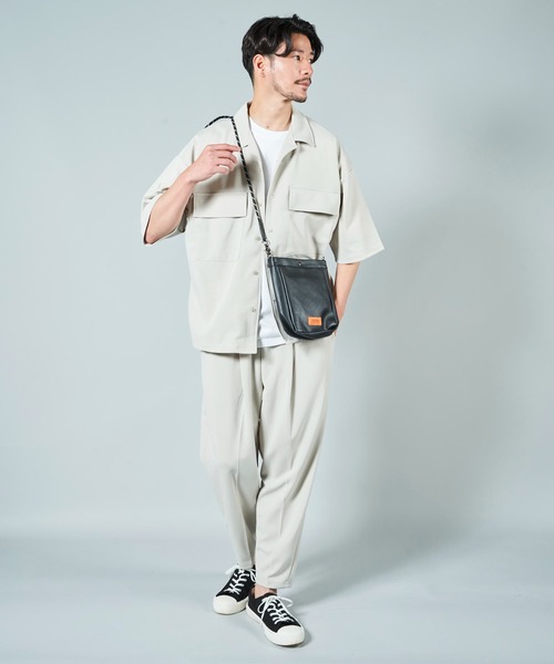 UNIVERSAL OVERALL(ユニバーサルオーバーオール)の「【UNIVERSAL OVERALL】Zile shoulder / ザイルショルダーバッグ(ショルダーバッグ・レディース・ブラック/ブルー/ブラウン/サックスブルー/チャコールグレー/ベージュ/グリーン・FREE)」の19枚目の写真