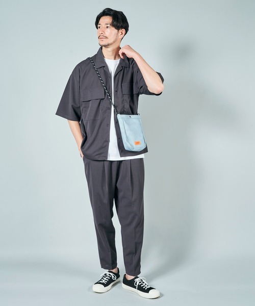 UNIVERSAL OVERALL(ユニバーサルオーバーオール)の「【UNIVERSAL OVERALL】Zile shoulder / ザイルショルダーバッグ(ショルダーバッグ・レディース・ブラック/ブルー/ブラウン/サックスブルー/チャコールグレー/ベージュ/グリーン・FREE)」の21枚目の写真
