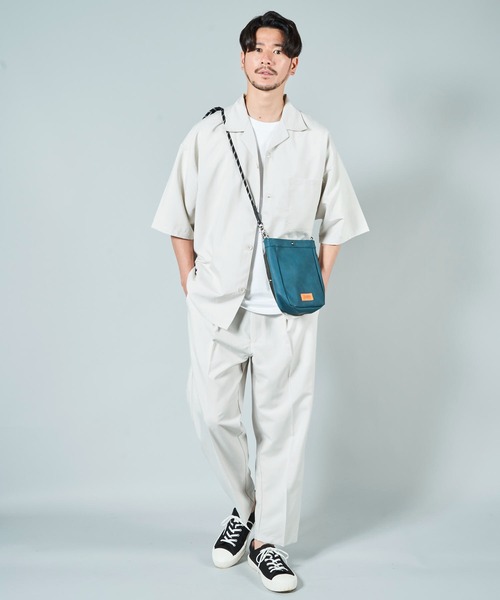 UNIVERSAL OVERALL(ユニバーサルオーバーオール)の「【UNIVERSAL OVERALL】Zile shoulder / ザイルショルダーバッグ(ショルダーバッグ・レディース・ブラック/ブルー/ブラウン/サックスブルー/チャコールグレー/ベージュ/グリーン・FREE)」の22枚目の写真