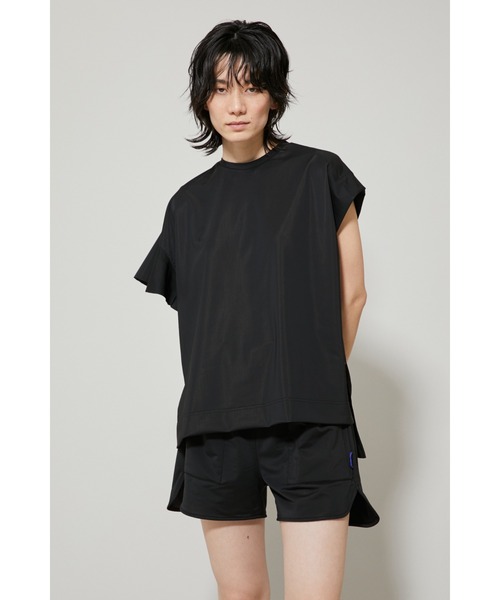 HeRIN.CYE(ヘリンドットサイ)の「Frill french sleeve tops(Tシャツ/カットソー・レディース・ブラック/ブラウン/イエロー・FREE)」の2枚目の写真