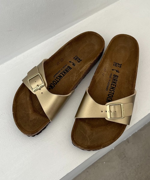 BIRKENSTOCK（ビルケンシュトック）の「【BIRKENSTOCK/ビルケンシュトック】 MADRID（サンダル・レディース・シルバー/ゴールド・38/36/37）」の3枚目の写真