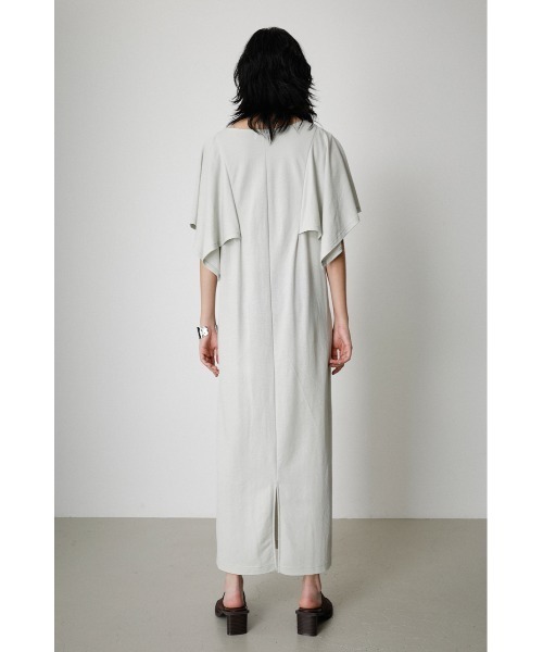 AZUL by moussy（アズールバイマウジー）の「A/F WIDE RELAX ONEPIECE/アークティックフィールワイドリラックスワンピース（ワンピース・レディース・ブラック/ライトグレー/グリーン・MEDIUM/SMALL）」の13枚目の写真