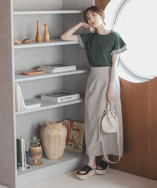 Andemiu（アンデミュウ）の「キンチャクミニショルダー280578（ショルダーバッグ・レディース・ホワイト/オレンジ/グレー・FREE）」の19枚目の写真