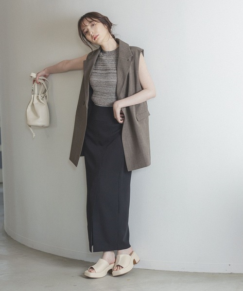 Andemiu（アンデミュウ）の「キンチャクミニショルダー280578（ショルダーバッグ・レディース・ホワイト/オレンジ/グレー・FREE）」の20枚目の写真