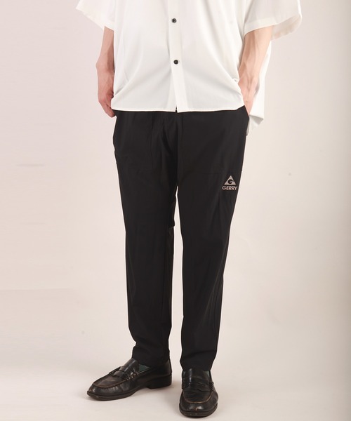 GERRY（ジェリー）の「GERRY 接触冷感 ナイロンニット ベーカーイージーパンツ（カーゴパンツ・メンズ・ベージュ/カーキ/ネイビー/ブラック/グレー/モカ・M/S/L/LL）」の7枚目の写真