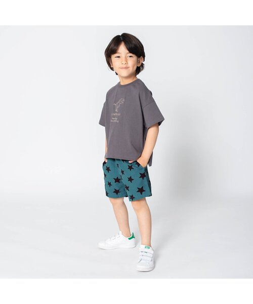 BREEZE（ブリーズ）の「幾何学パンツ 4分丈（その他パンツ・キッズ・エメラルド/キナリ/ベージュ・100/130/110/140/80/120/90）」の5枚目の写真