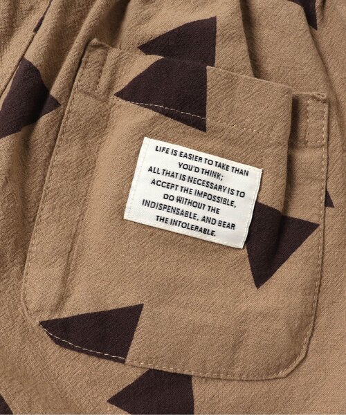 BREEZE（ブリーズ）の「幾何学パンツ 4分丈（その他パンツ・キッズ・エメラルド/キナリ/ベージュ・100/130/110/140/80/120/90）」の6枚目の写真