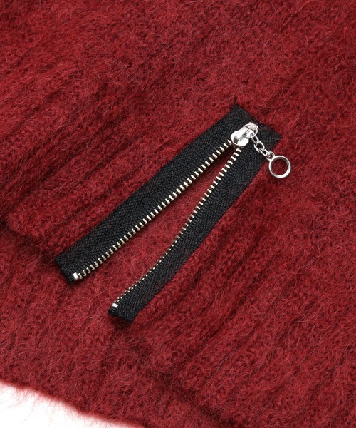 Undercoverism（アンダーカバイズム）の「UI2B4904（ニット/セーター・メンズ・ブラック/ボルドー/マスタード/ミント・2/3/4）」の11枚目の写真