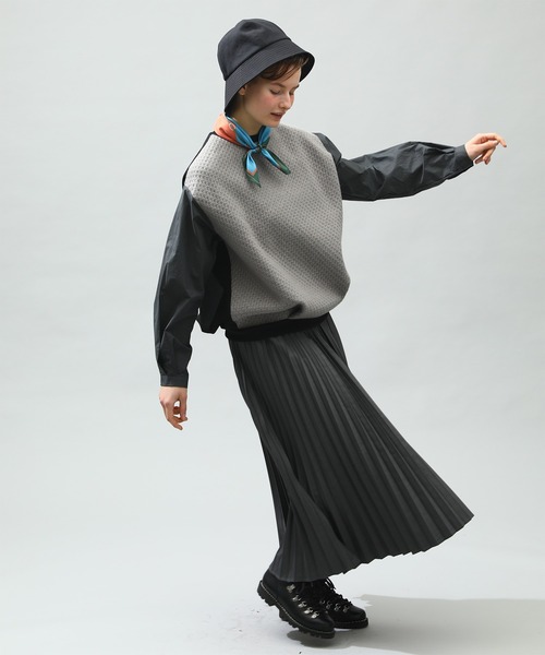 Kelen(ケレン)の「「KELEN / ケレン」RITZ / ACCORDION SKIRT(スカート・レディース・ブラック/イエロー/チャコールグレー/グリーン・M/S)」の9枚目の写真