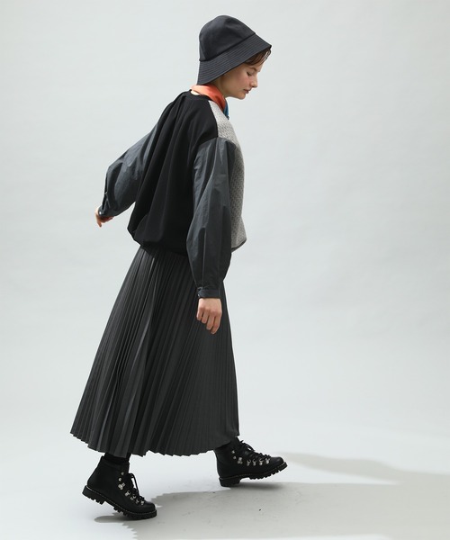 Kelen(ケレン)の「「KELEN / ケレン」RITZ / ACCORDION SKIRT(スカート・レディース・ブラック/イエロー/チャコールグレー/グリーン・M/S)」の10枚目の写真