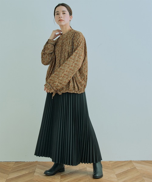 Kelen(ケレン)の「「KELEN / ケレン」RITZ / ACCORDION SKIRT(スカート・レディース・ブラック/イエロー/チャコールグレー/グリーン・M/S)」の11枚目の写真