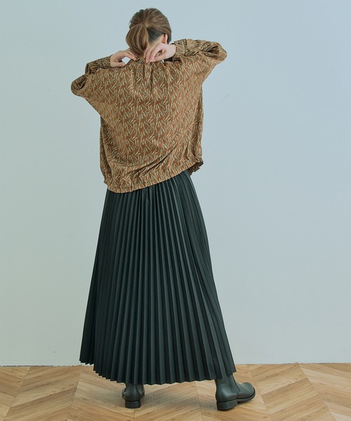 Kelen(ケレン)の「「KELEN / ケレン」RITZ / ACCORDION SKIRT(スカート・レディース・ブラック/イエロー/チャコールグレー/グリーン・M/S)」の13枚目の写真