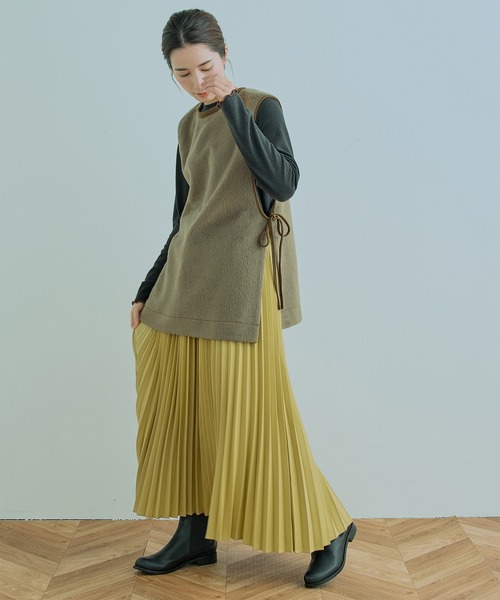 Kelen(ケレン)の「「KELEN / ケレン」RITZ / ACCORDION SKIRT(スカート・レディース・ブラック/イエロー/チャコールグレー/グリーン・M/S)」の14枚目の写真