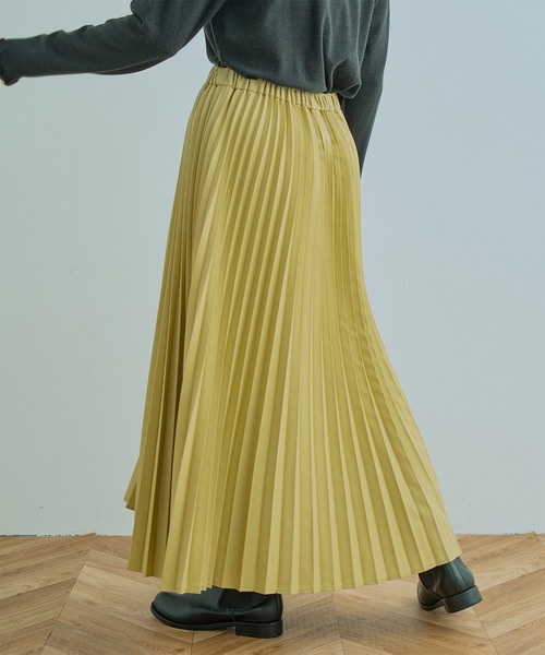 Kelen(ケレン)の「「KELEN / ケレン」RITZ / ACCORDION SKIRT(スカート・レディース・ブラック/イエロー/チャコールグレー/グリーン・M/S)」の18枚目の写真