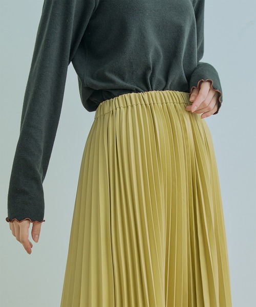 Kelen(ケレン)の「「KELEN / ケレン」RITZ / ACCORDION SKIRT(スカート・レディース・ブラック/イエロー/チャコールグレー/グリーン・M/S)」の20枚目の写真