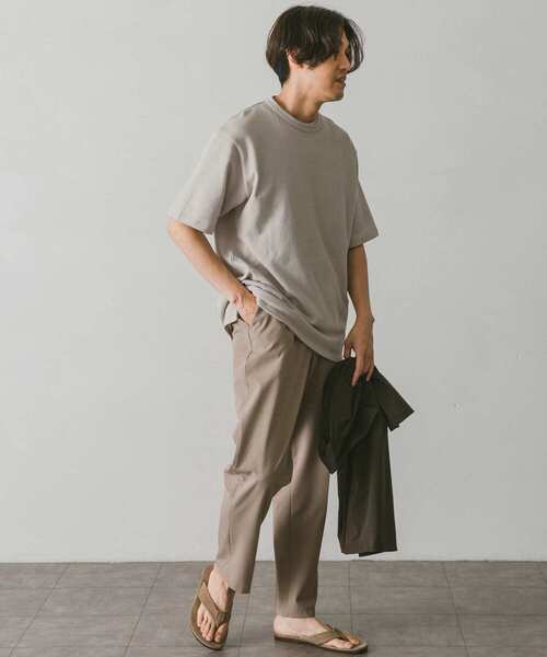 URBAN RESEARCH DOORS（アーバンリサーチドアーズ）の「『XLサイズ/WEB限定』ライト鹿の子ショートスリーブTシャツ（Tシャツ/カットソー・メンズ・ネイビー/ライトグレー/イエロー/ブルー・X-LARGE/LARGE/MEDIUM）」の10枚目の写真