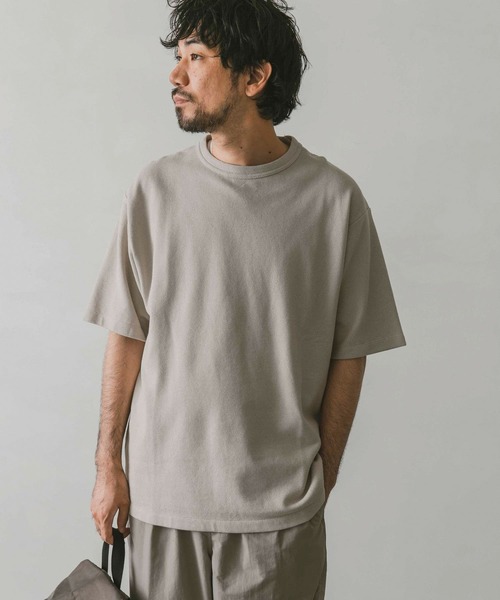 URBAN RESEARCH DOORS（アーバンリサーチドアーズ）の「『XLサイズ/WEB限定』ライト鹿の子ショートスリーブTシャツ（Tシャツ/カットソー・メンズ・ネイビー/ライトグレー/イエロー/ブルー・X-LARGE/LARGE/MEDIUM）」の13枚目の写真