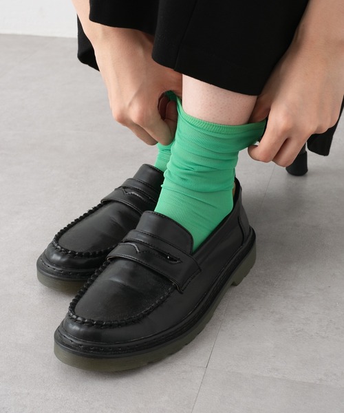 Kastane（カスタネ）の「シアーソックス（ソックス/靴下・レディース・ピンク/グリーン/ブルー・FREE）」の2枚目の写真