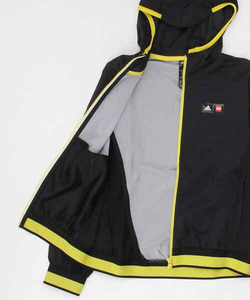 adidas(アディダス)の「adidas × LEGO テックパック ウインドブレーカー / アディダス(キッズ/子供用)(ナイロンジャケット・キッズ・ブラック・160/130/140/150)」の7枚目の写真