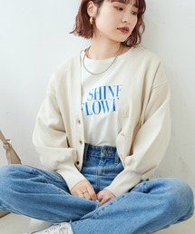 WEB限定カラーあり/プチプラハトメバー釦おしゃれカーディガン