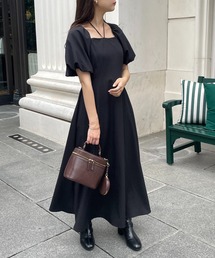 one after another NICE CLAUP | 袖ボリュームホルターワンピース(ワンピース)