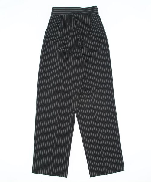 TINA：JOJUN（ティーナジョジュン）の「センタープレス ストライプパンツ TINA：JOJUN（その他パンツ・レディース・ピンクベージュ/ブラック・S/M）」の6枚目の写真