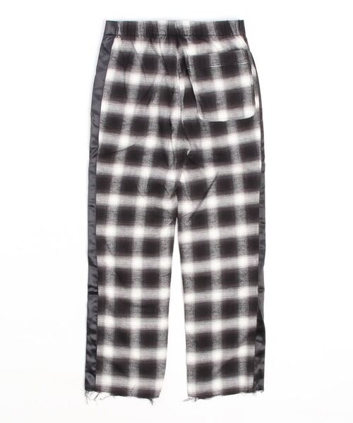 GLOSTER（グロスター）の「【GLOSTER/グロスター】オンブレ チェック イージーパンツ カットオフ サイドライン（その他パンツ・メンズ・ブラック系その他・M/L）」の20枚目の写真