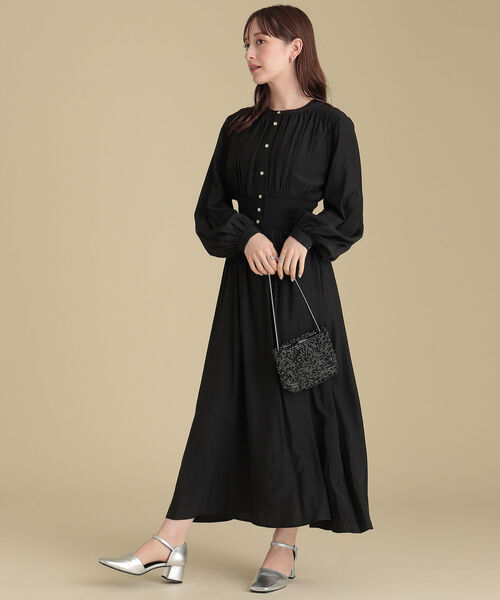 Ray BEAMS（レイビームス）の「Ray BEAMS / シャイニー プチ バッグ（トートバッグ・レディース・ブラック/シルバー・ONE SIZE）」の8枚目の写真