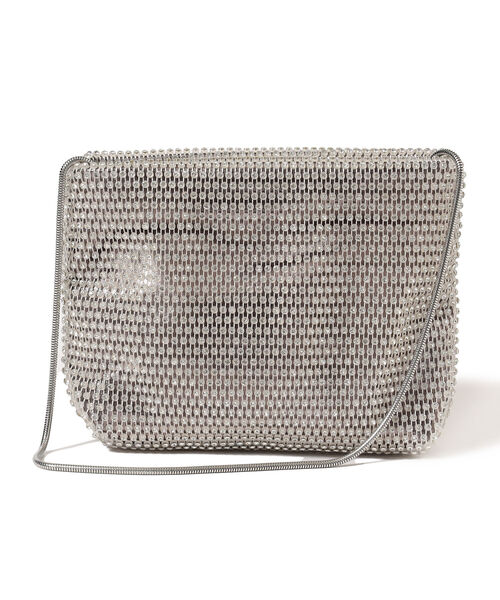 Ray BEAMS（レイビームス）の「Ray BEAMS / シャイニー プチ バッグ（トートバッグ・レディース・ブラック/シルバー・ONE SIZE）」の11枚目の写真