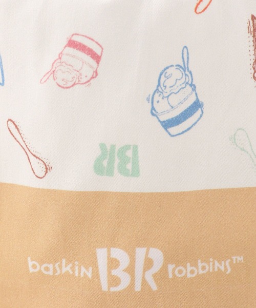 GLOBAL WORK（グローバルワーク）の「サーティワン/巾着ポーチS/285479（ポーチ・レディース・ミント/ホワイト・FREE）」の9枚目の写真