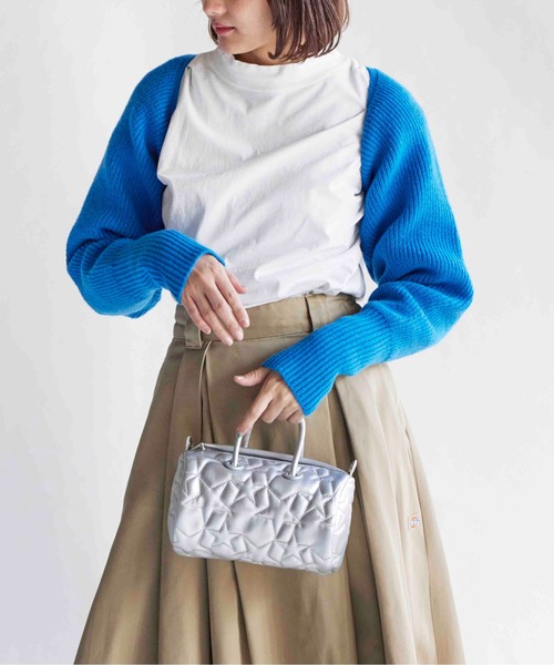 CONTROL FREAK / CTFK（コントロールフリーク）の「CONTROL FREAK(コントロールフリーク)キルティングドラム（ショルダーバッグ・レディース・ブラック/ベージュ/シルバー/ブルー・FREE）」の16枚目の写真