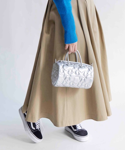 CONTROL FREAK / CTFK（コントロールフリーク）の「CONTROL FREAK(コントロールフリーク)キルティングドラム（ショルダーバッグ・レディース・ブラック/ベージュ/シルバー/ブルー・FREE）」の10枚目の写真