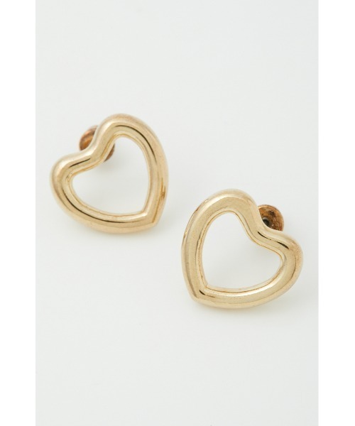 SLY（スライ）の「R/C HEART CHARM P/EARRING リッチコーティング ハートチャーム ピアス（ピアス（両耳用）・レディース・シルバー/ゴールド・FREE）」の11枚目の写真