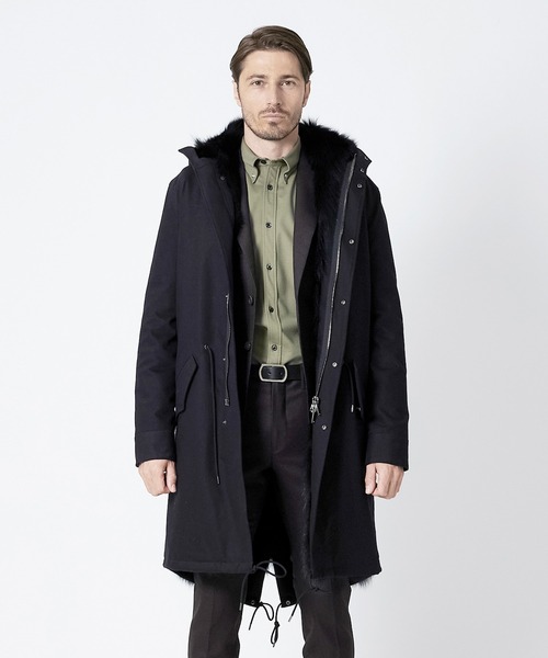 junhashimoto ジュンハシモト 裏総フォックスファー モッズコート junhashimoto（ジュンハシモト）の「C09 FUR MODS COAT（モッズコート