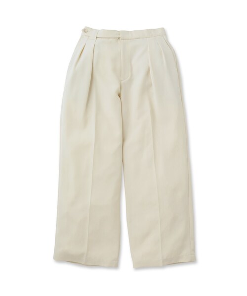 tk.TAKEO KIKUCHI（ティーケータケオキクチ）の「◆ギミックベルトダブルクロスパンツ（その他パンツ・メンズ・ブラウン系その他/アイボリー/ブラック・01/02/03）」の4枚目の写真