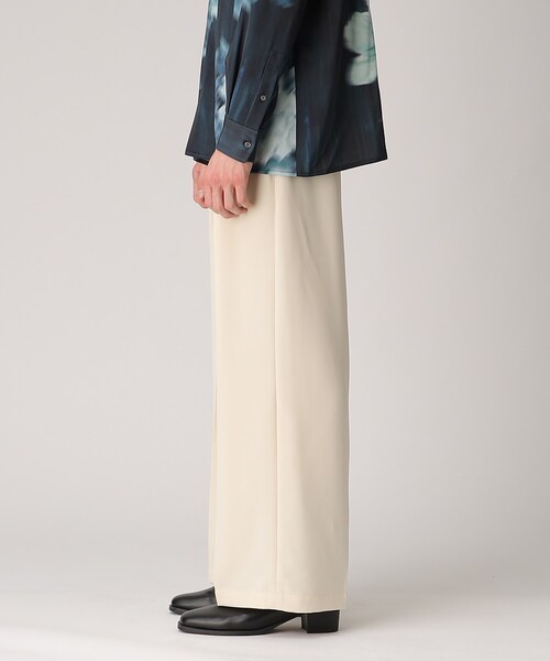 tk.TAKEO KIKUCHI（ティーケータケオキクチ）の「◆ギミックベルトダブルクロスパンツ（その他パンツ・メンズ・ブラウン系その他/アイボリー/ブラック・01/02/03）」の6枚目の写真