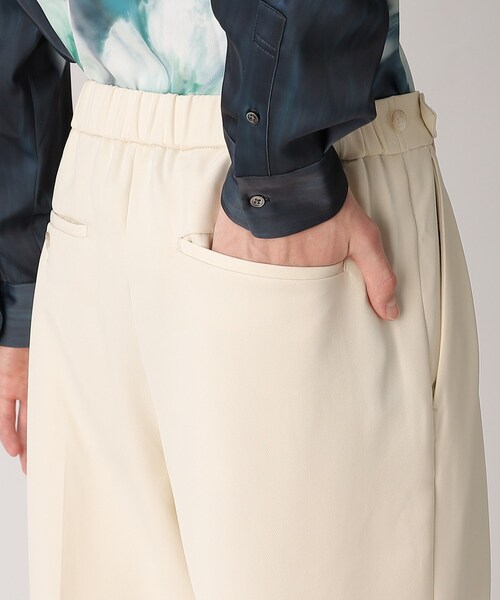 tk.TAKEO KIKUCHI（ティーケータケオキクチ）の「◆ギミックベルトダブルクロスパンツ（その他パンツ・メンズ・ブラウン系その他/アイボリー/ブラック・01/02/03）」の10枚目の写真
