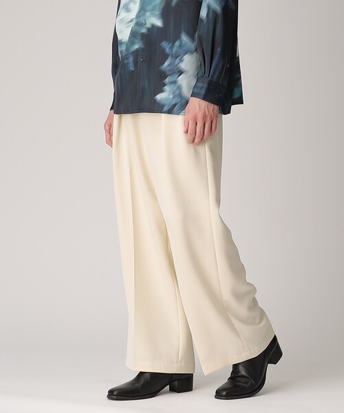 tk.TAKEO KIKUCHI（ティーケータケオキクチ）の「◆ギミックベルトダブルクロスパンツ（その他パンツ・メンズ・ブラウン系その他/アイボリー/ブラック・01/02/03）」の22枚目の写真