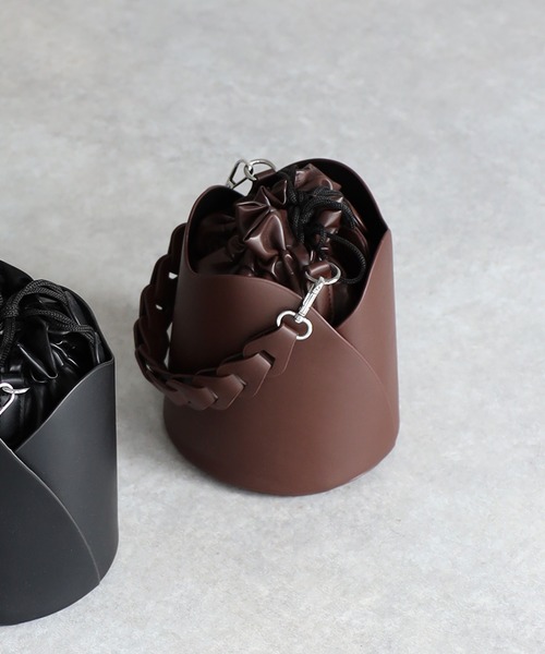 Riberry（リベリー）の「チューリップ型　2WAYバッグ（ハンドバッグ・レディース・ダークブラウン/ベージュ/ブラウン/ブラック/ライトブラウン/ライトベージュ・FREE）」の14枚目の写真