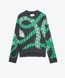 ZADIG&VOLTAIRE（ザディグ　エ　ヴォルテール）の「MARKUS WS SNAKE（ニット/セーター）」