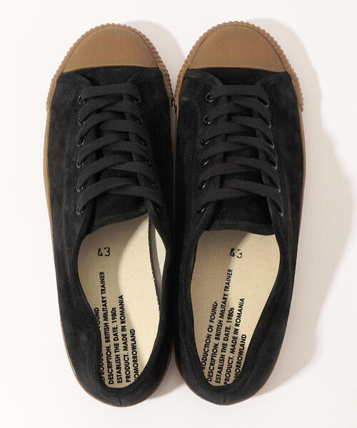 TOMORROWLAND (トゥモローランド)の「【別注】REPRODUCTION OF FOUND×TOMORROWLAND ブリティッシュアーミートレーナー(スニーカー・メンズ・ブラック/ホワイト・41/42/43)」の9枚目の写真