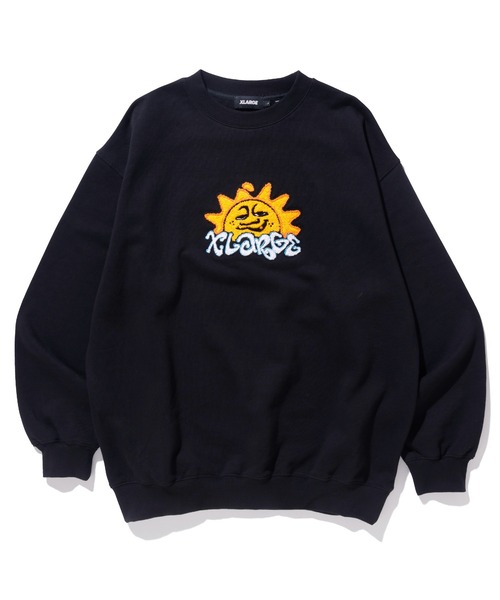 XLARGE（エクストララージ）の「SUNRISE CREWNECK SWEAT（スウェット・メンズ・ブラック/バーガンディー/アッシュ・L/XL/M/S）」の14枚目の写真