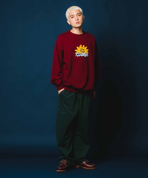 XLARGE（エクストララージ）の「SUNRISE CREWNECK SWEAT（スウェット・メンズ・ブラック/バーガンディー/アッシュ・L/XL/M/S）」の11枚目の写真