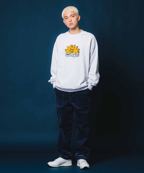 XLARGE（エクストララージ）の「SUNRISE CREWNECK SWEAT（スウェット・メンズ・ブラック/バーガンディー/アッシュ・L/XL/M/S）」の12枚目の写真
