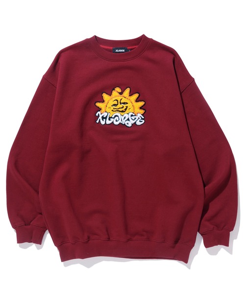 XLARGE（エクストララージ）の「SUNRISE CREWNECK SWEAT（スウェット・メンズ・ブラック/バーガンディー/アッシュ・L/XL/M/S）」の16枚目の写真