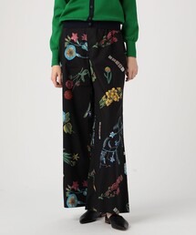 CABaN / コットンブロード パレルモフラワープリントワイドパンツ