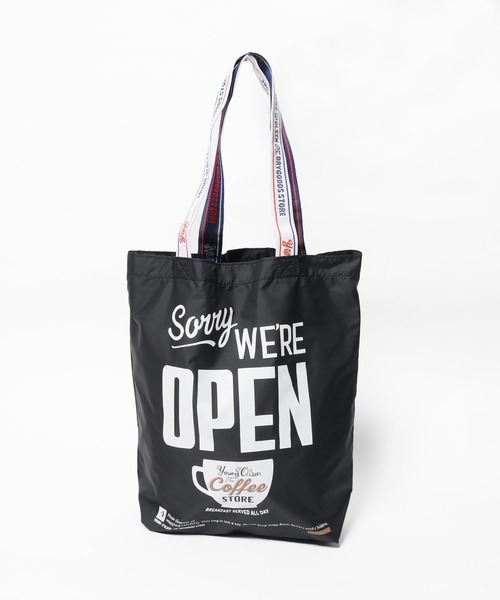 YOUNG&OLSEN The DRYGOODS STORE(ヤングアンドオルセン)の「YOUNG & OLSEN/ヤングアンドオルセン SHOPPING TOTE OP トートバッグ(トートバッグ・メンズ・ブラック/オリーブ/ワインレッド/ベージュ・FREE)」の3枚目の写真